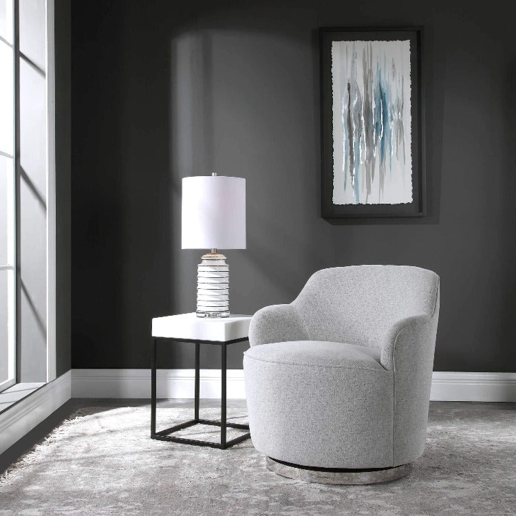 Hobart Swivel Chair - taylor ray decor