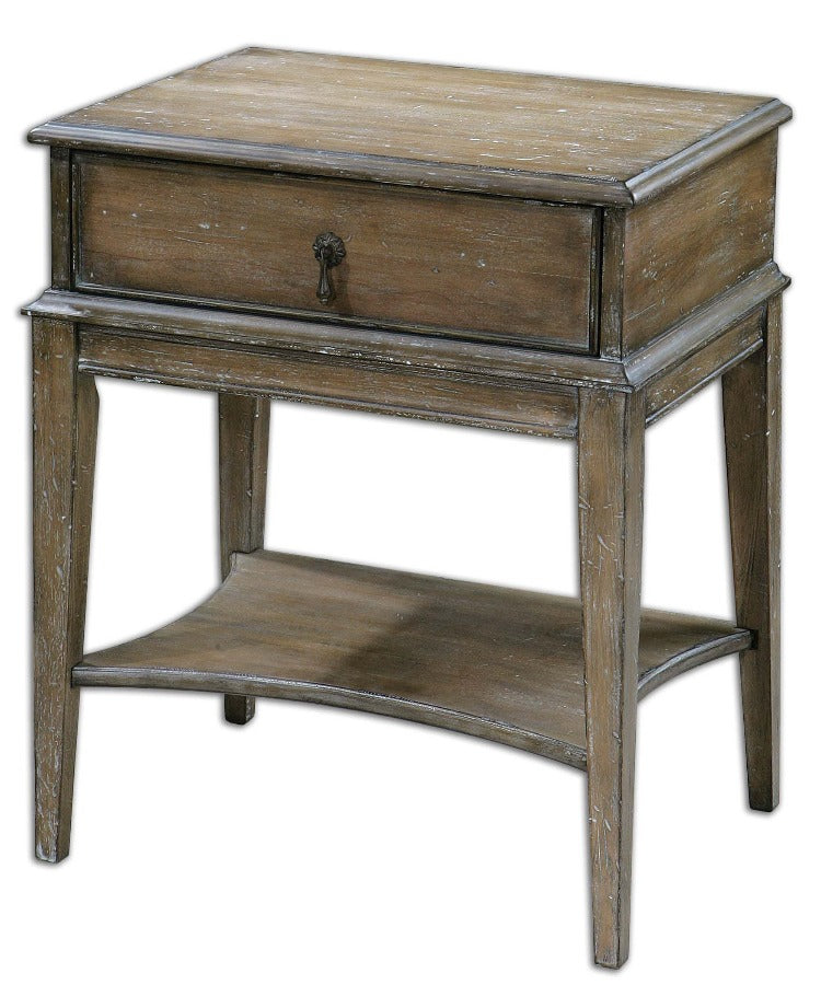 Hanford Weathered Accent Table - taylor ray decor