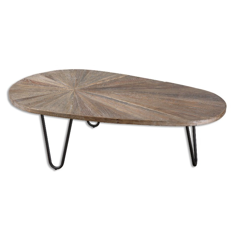 Leveni Reclaimed Wooden Coffee Table - taylor ray decor