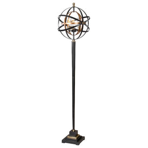 Rondure Metal Sphere Floor Lamp - taylor ray decor