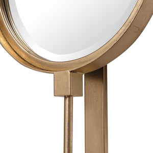 Button Decorative Mirror, Gold