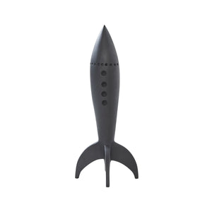 Rhodes Cast Aluminum Rocket Statue