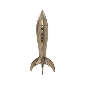 Brooks Cast Aluminum Rocket Statue