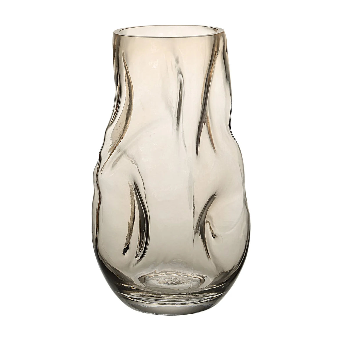 Tawny Organic Glass Vase