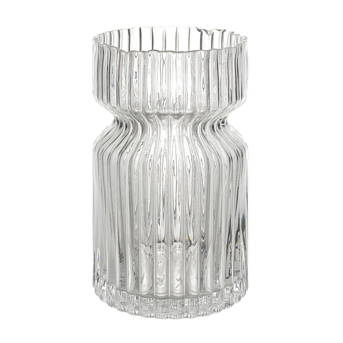 Gladys Fluted Glass Vase