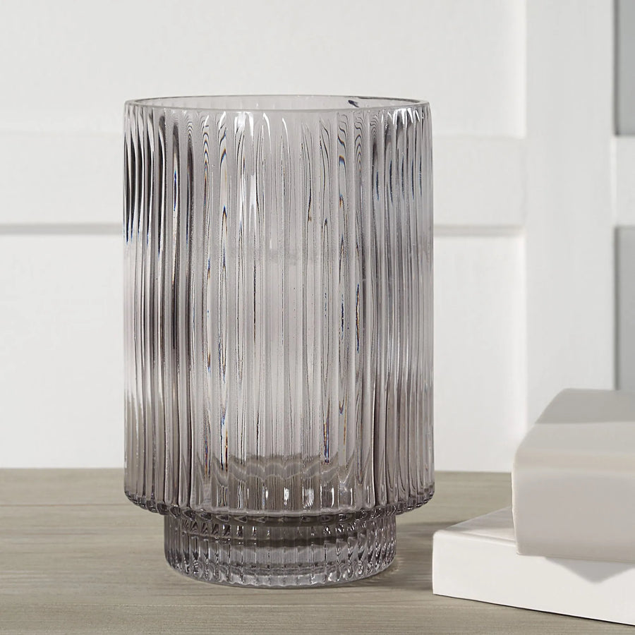 Amiens Fluted Glass Vase