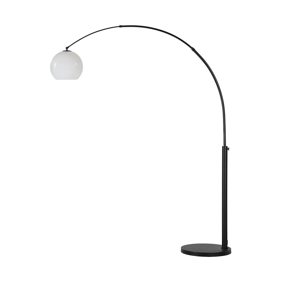 Pura Modern Matte Black Iron Floor Lamp