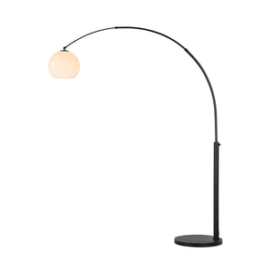 Pura Modern Matte Black Iron Floor Lamp