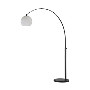 Pura Modern Matte Black Iron Floor Lamp