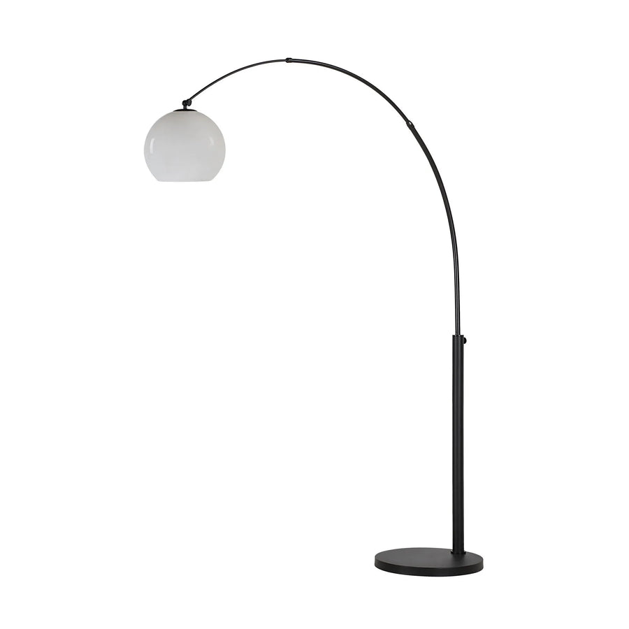 Pura Modern Matte Black Iron Floor Lamp