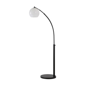 Pura Modern Matte Black Iron Floor Lamp