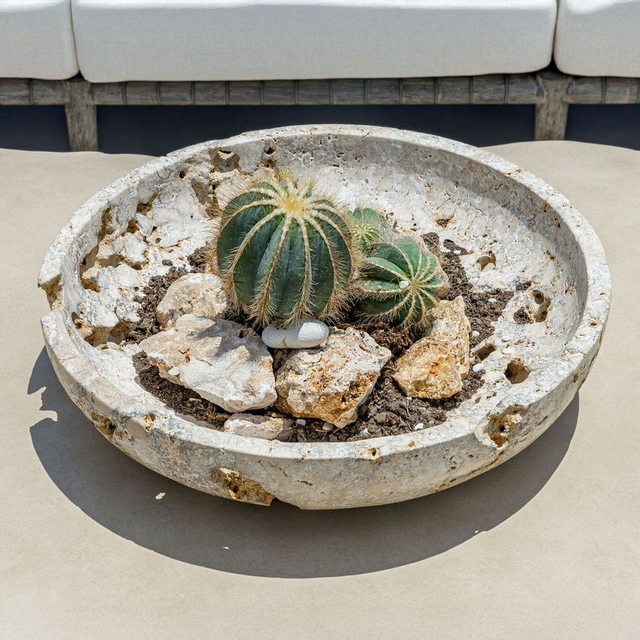 Quarried Stone Indoor-Outdoor Bowl - taylor ray decor