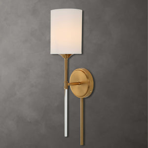 Awyr 1-Light Brass Sconce