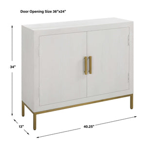 Front Range White 2 Door Cabinet