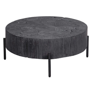 Adjoin Rustic Black Coffee Table