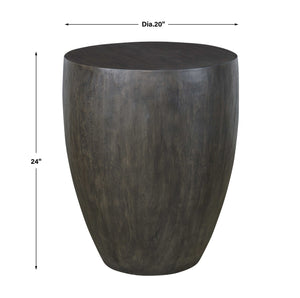 Lark Mango Wood End Table, Walnut