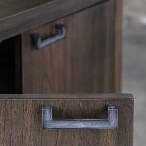 Nadie Light Walnut Console Cabinet