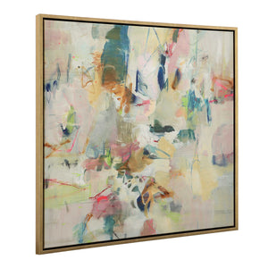 Party Time Framed Canvas Abstract Art