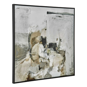 Solace I Framed Abstract Canvas Art @taylorraydesign