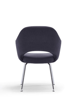 Melanie Guest Armchair in Charcoal Fabric @taylorraydesign