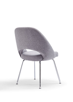 Melanie Armless Guest Chair in Groovy Gray Fabric @taylorraydesign
