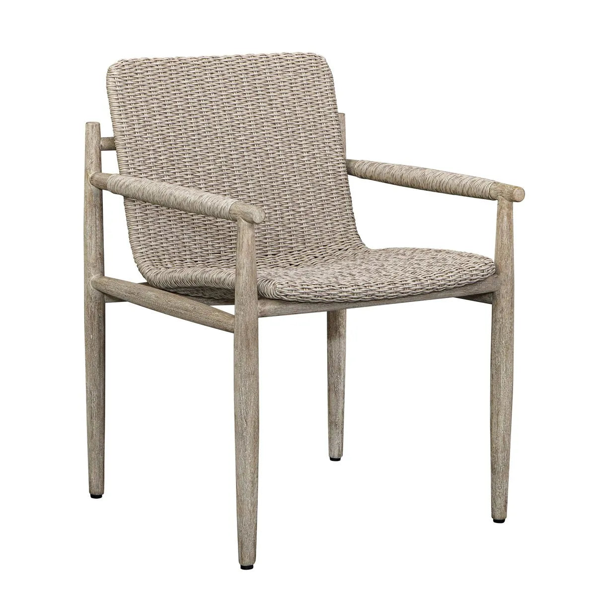 Sumba Outdoor Dining Armchair in Oatmeal - taylor ray decor