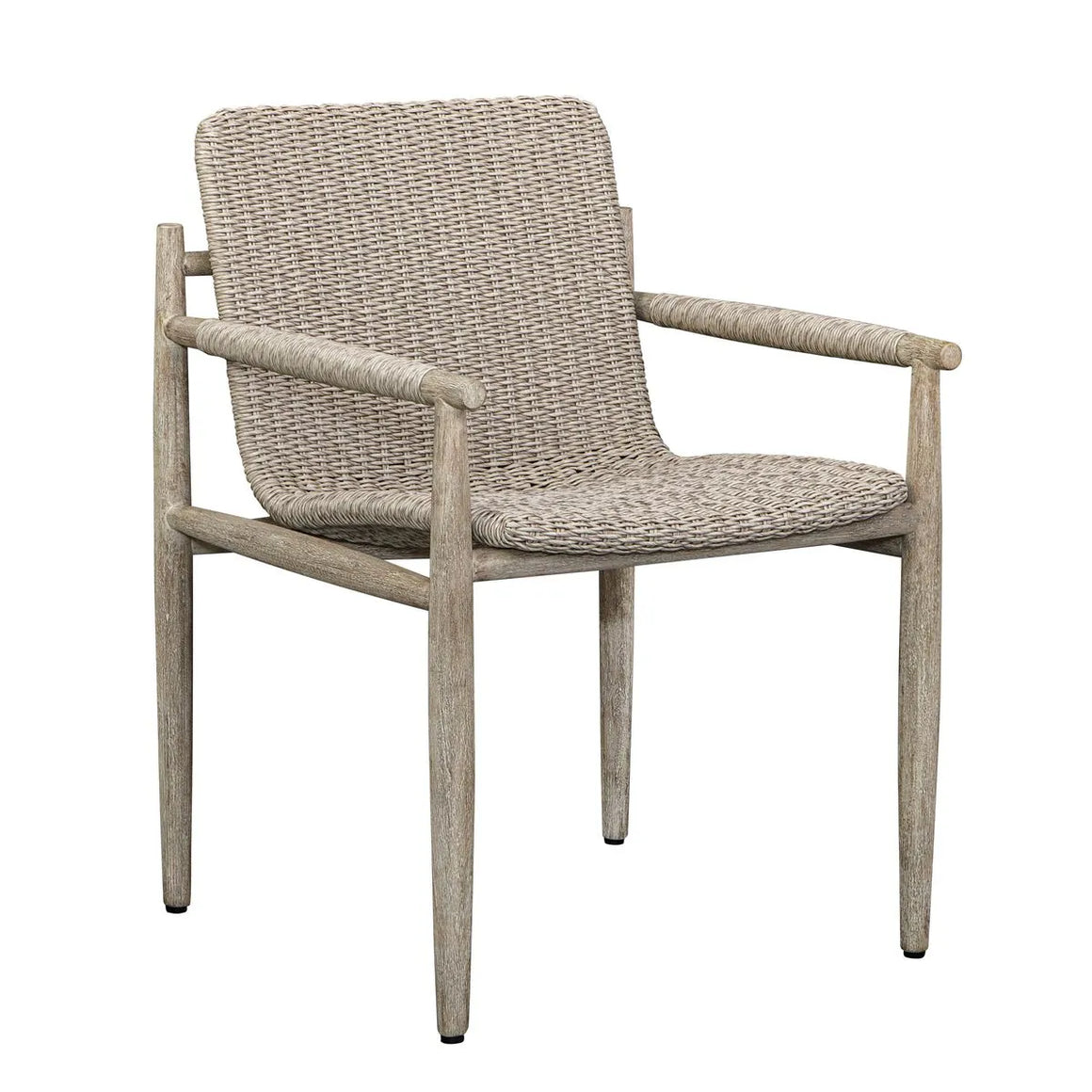 Sumba Outdoor Dining Armchair in Oatmeal - taylor ray decor