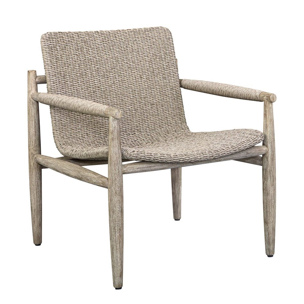 Sumba Outdoor Lounge Chair in Oatmeal - taylor ray decor