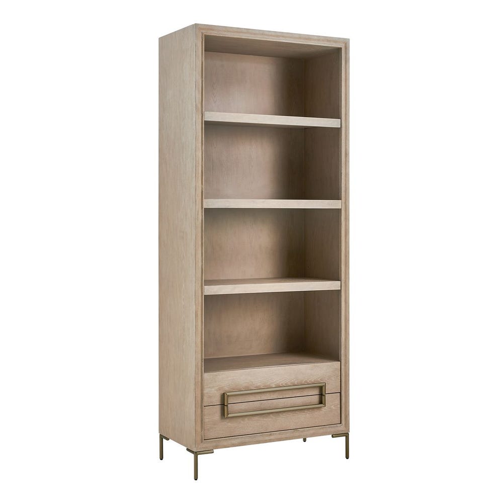 Alessia Contemporary Light Oak Etagere