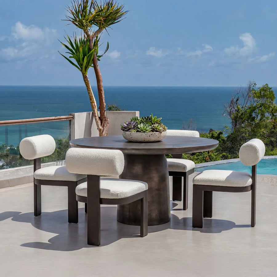 Madrone Cast Aluminum Outdoor Bistro Table