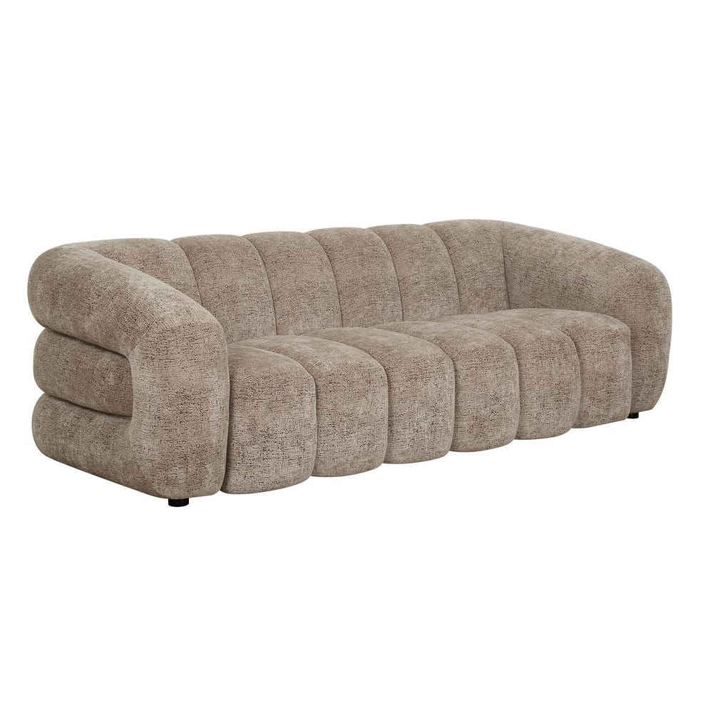Modella Contemporary Chenille Sofa