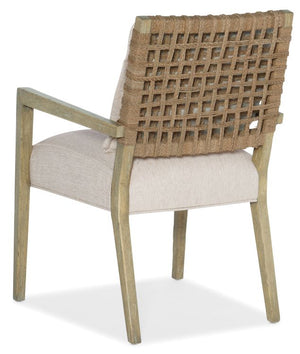 Surfrider Woven Back Arm Chairs - Set of 2 @taylorraydecor