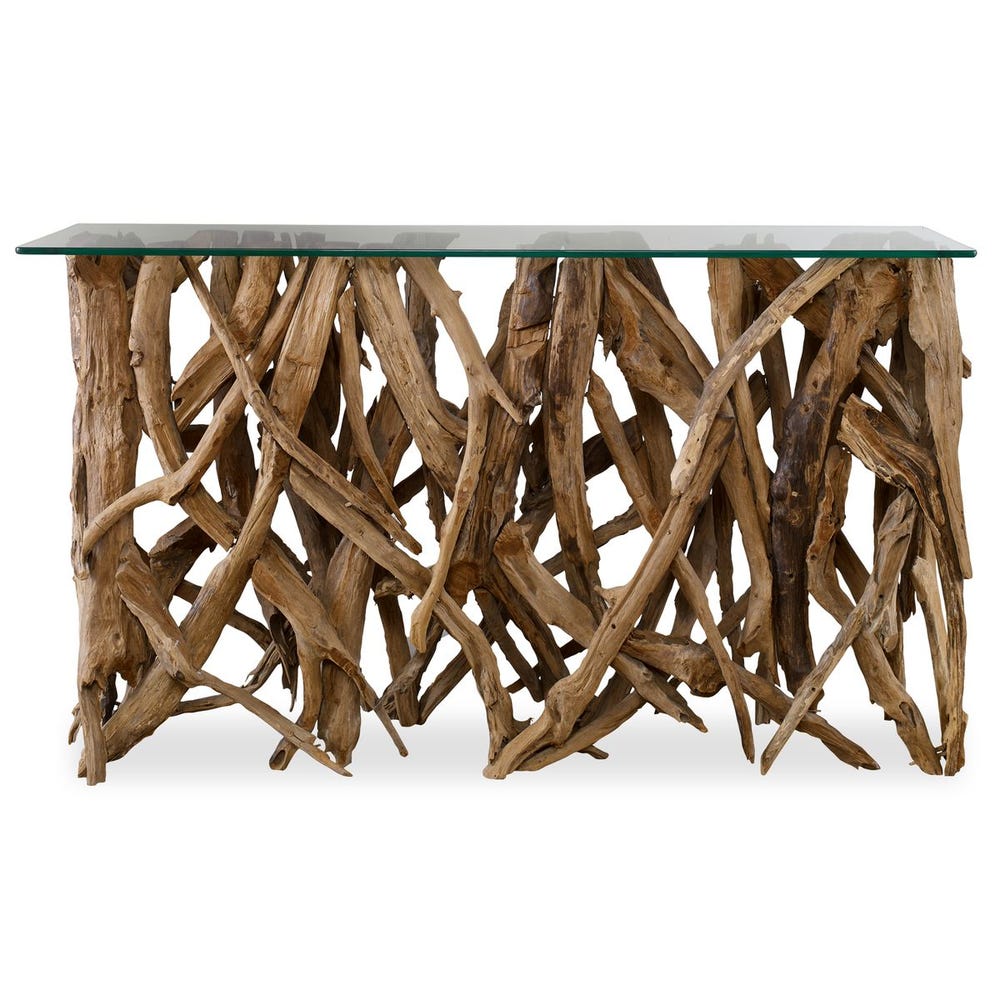 Teak Wood Console - taylor ray decor
