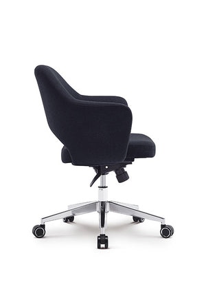 Melanie Swivel-Tilt Conference Chair in Charcoal Fabric @taylorraydesign