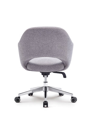 Melanie Swivel-Tilt Conference Chair in Groovy Gray Fabric @taylorraydesign