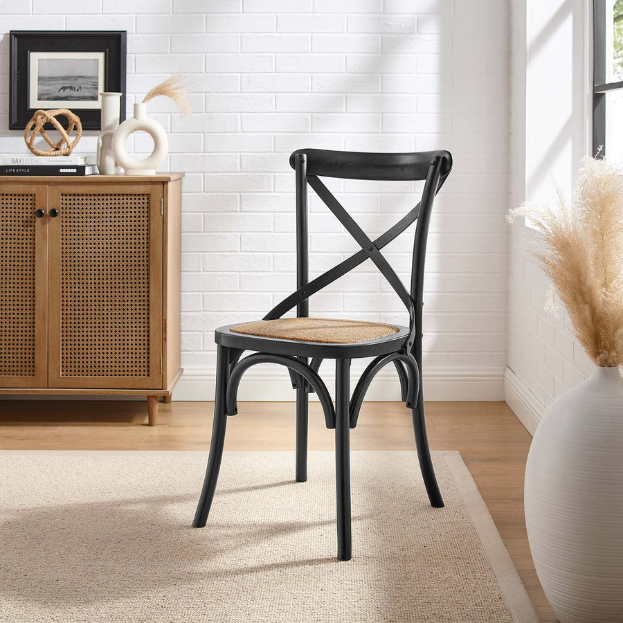 Gear Rustic Wood Dining Side Chair