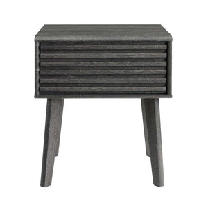 Render Mid-Century Modern Nightstand/End Table in Charcoal @taylorraydesign
