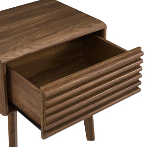 Render Mid-Century Modern Nightstand/End Table in Walnut @taylorraydesign