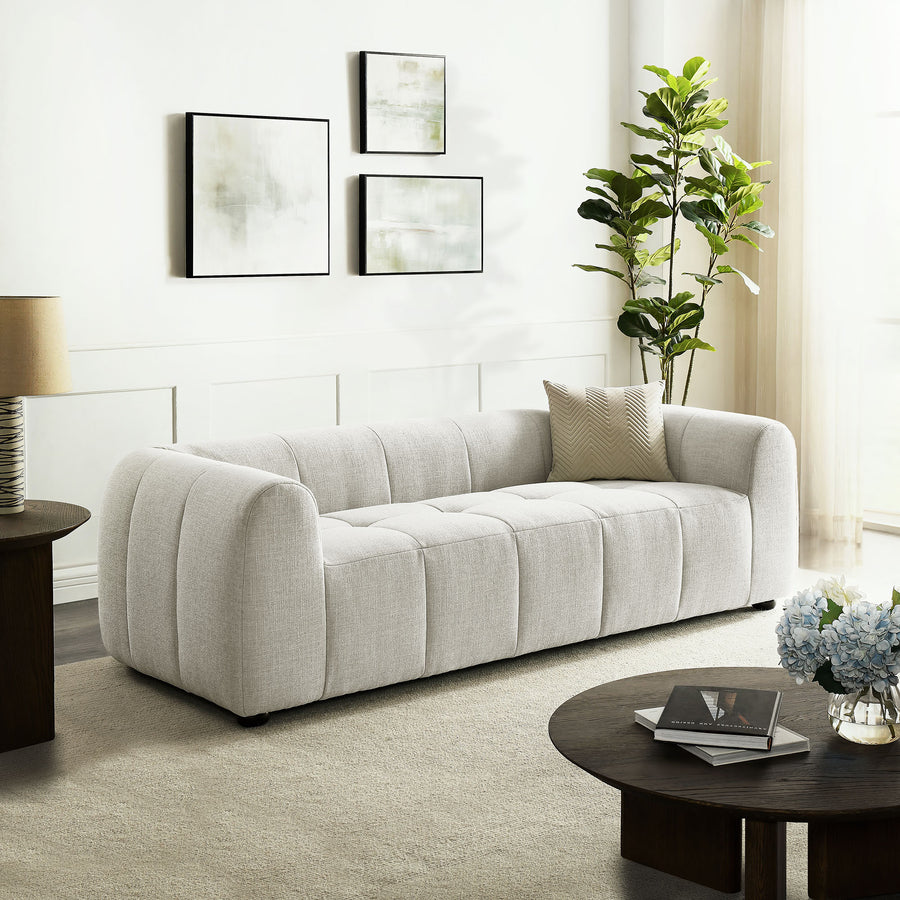Liana Modern Upholstered Fabric Sofa