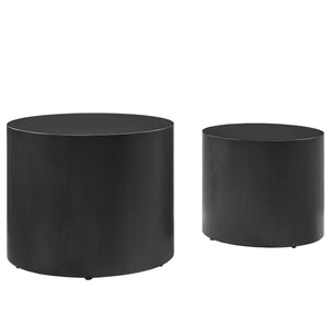 Amani Round Nesting Coffee Tables, S/2