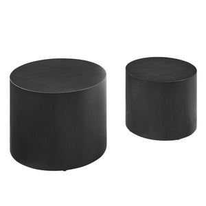 Amani Round Nesting Coffee Tables, S/2