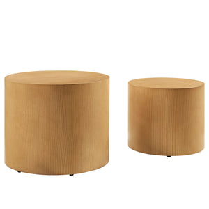 Amani Round Nesting Coffee Tables, S/2