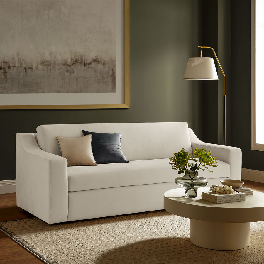 Liora Performance Velvet Modern Sofa