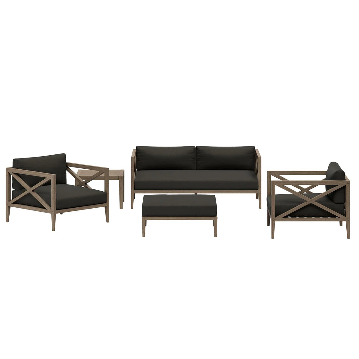 Northlake 5-Piece Outdoor Teak Lounge Set