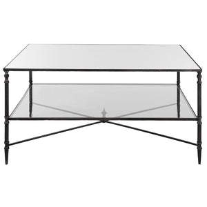 Henzler Mirrored Steel Coffee Table