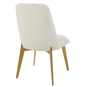 Vantage Off White Fabric Dining Chair