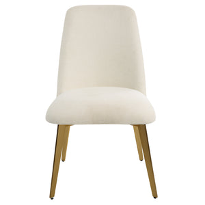 Vantage Off White Fabric Dining Chair