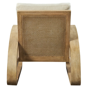 Barbora Wooden Accent Chair