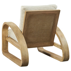 Barbora Wooden Accent Chair