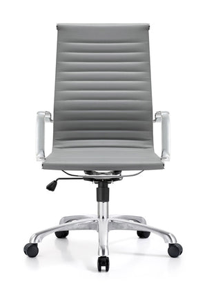 Classic High Back Conference Chair in Gray